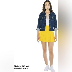 American Apparel Pleated Mini Skirt M